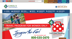 Desktop Screenshot of carolstravel.com