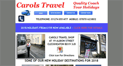 Desktop Screenshot of carolstravel.co.uk