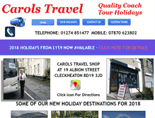 Tablet Screenshot of carolstravel.co.uk